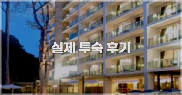 💬 실제 투숙 후기