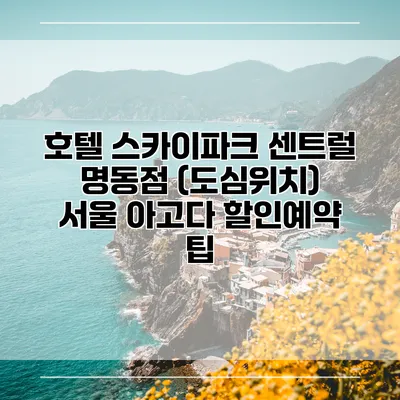 호텔 스카이파크 센트럴 명동점 (도심위치) 서울 아고다 할인예약 팁